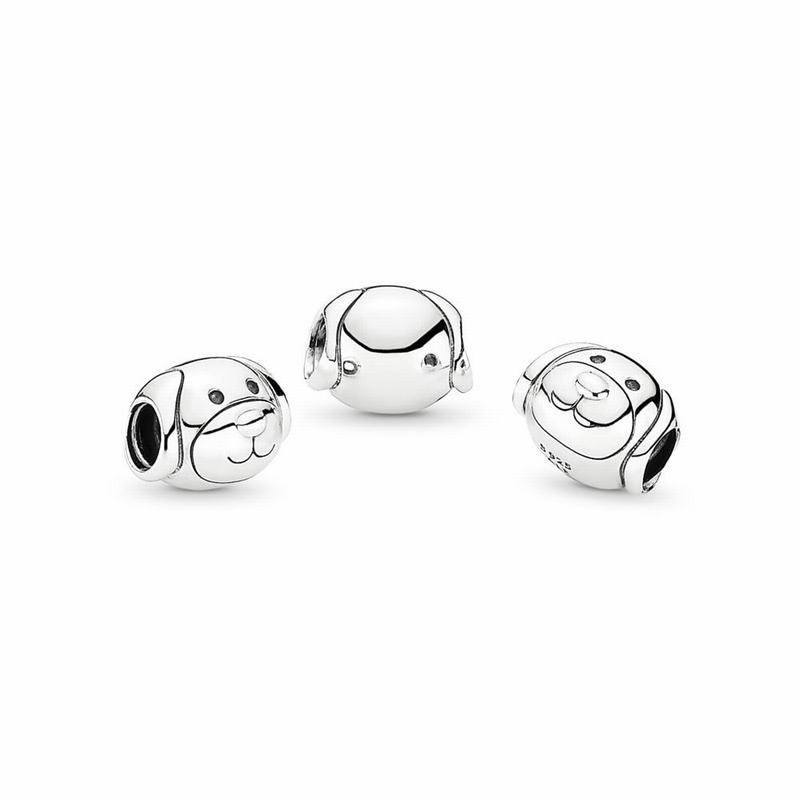 Pandora Devoted Dog Charm - Sterling Silver - Canada | BV2464HX